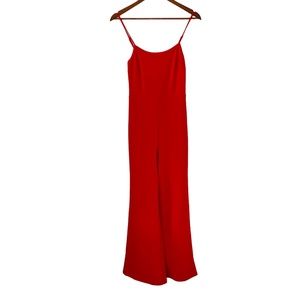 Lovers + Friends Lavinia Wide Leg Jumpsuit In Red Size XS